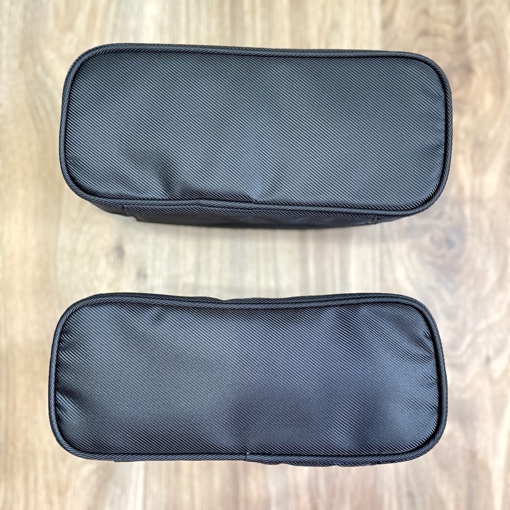 Personalized Men’s Toiletry Bag Black/Brown “Austin” - Picture 4 of 6